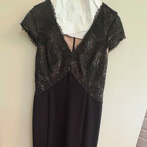 Calvin Klein Black Tie Gown